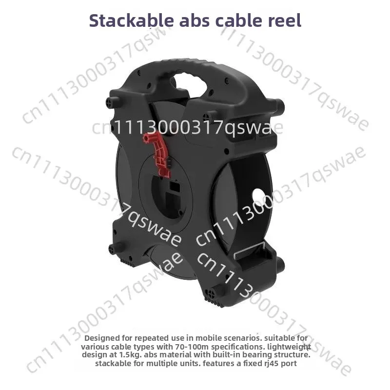 Stackable cable reels, cable winding and storage devices