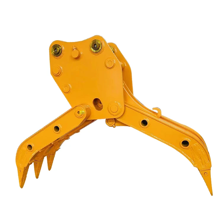 Hydraulic Rotating Scrap Steel Grabber for Excavator, Fixed & Rotatable Orange Peel Grabber for Scrap Metal Handling