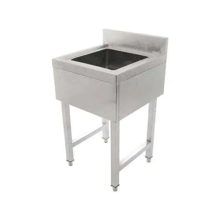 

High Quality Single Bowl Freestanding Stainless Steel Kitchen Sink Commercial Grade for Hotels & Restaurants for Garages