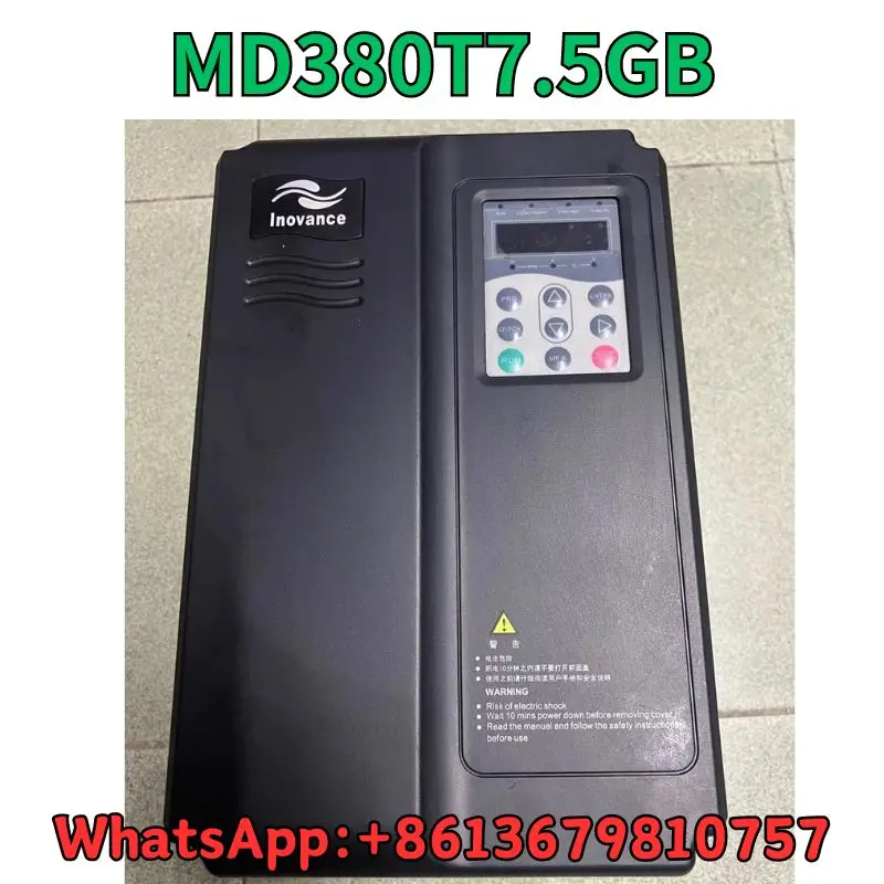 

Used Frequency converter MD380T7.5GB test OK Fast Shipping