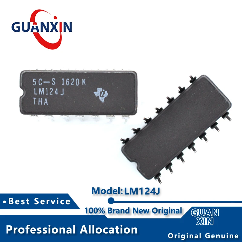 100% New  electronics Marking LM124J CDIP-14 LM124