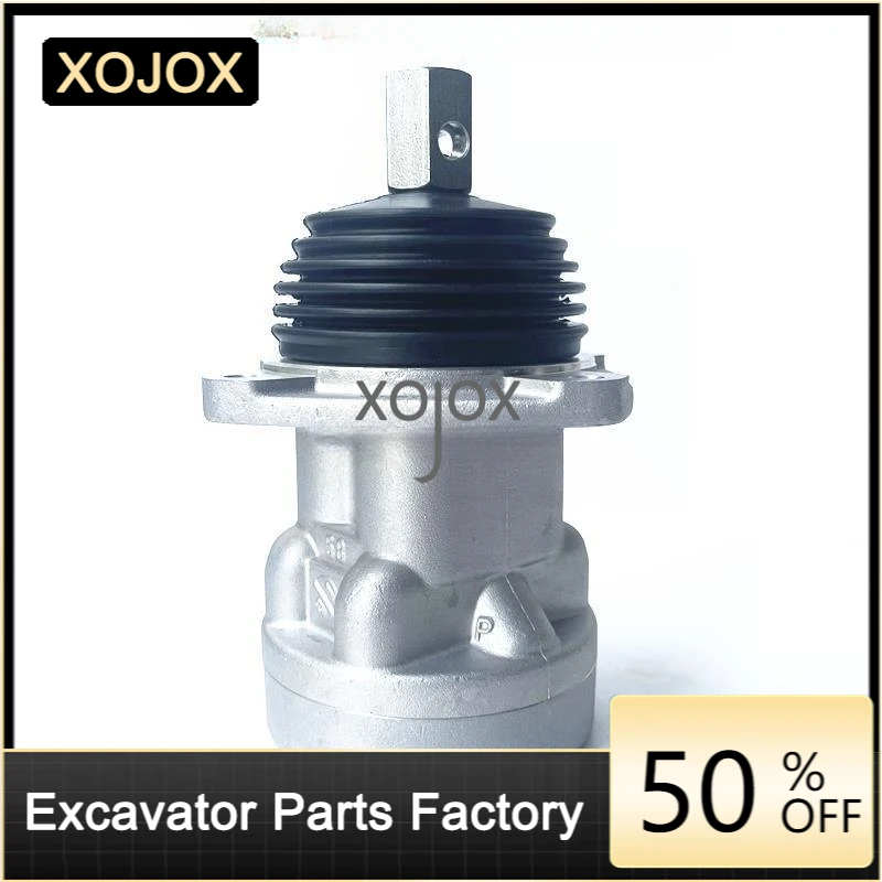 XOJOX For Sany 75/135200/210/215/235/230/250/260/330/350-6E-8 super8 -9 excavator joystick handle assembly pilot valve