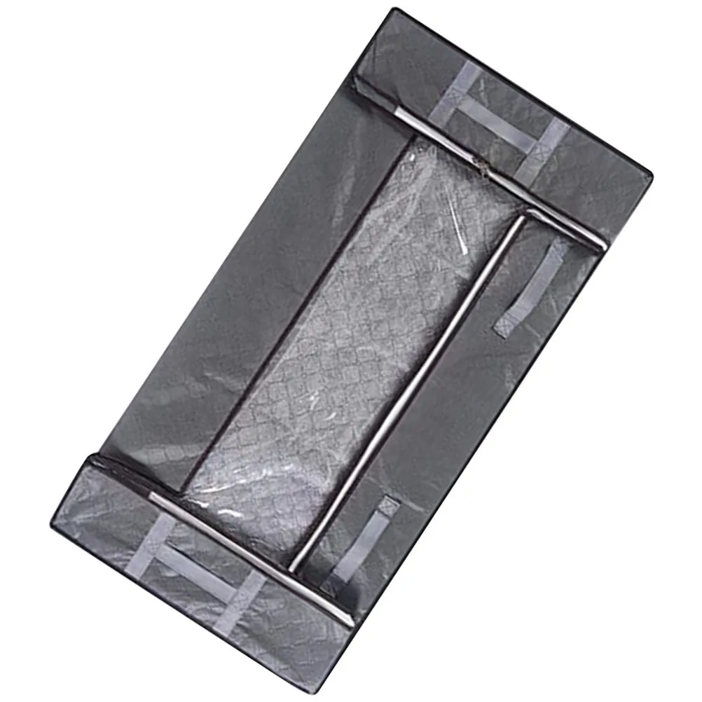 

Large Capacity Clothes Quilt Storage Bag Non-Woven Fabric PVC Transparent Lid Foldable Clothes Organizer Under Bed Storage Box