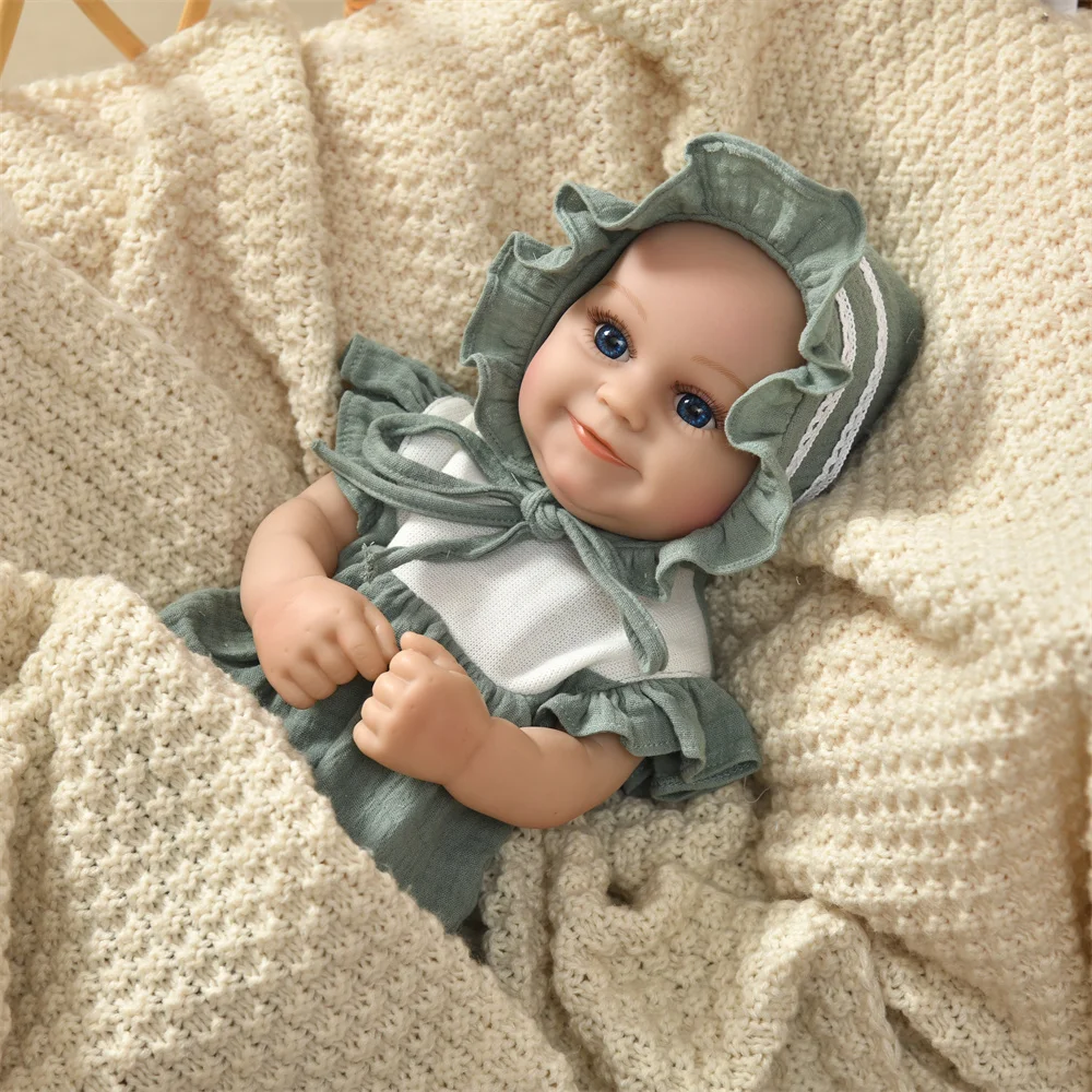Reborn Puppenkleidung 16 Zoll 40cm Set Body Mütze Puppen Outfit Kleidung Zubehör Geschenk für Kinder zum Anziehen und Spielen Puppenzubehör Mini Puppe – Detail 2