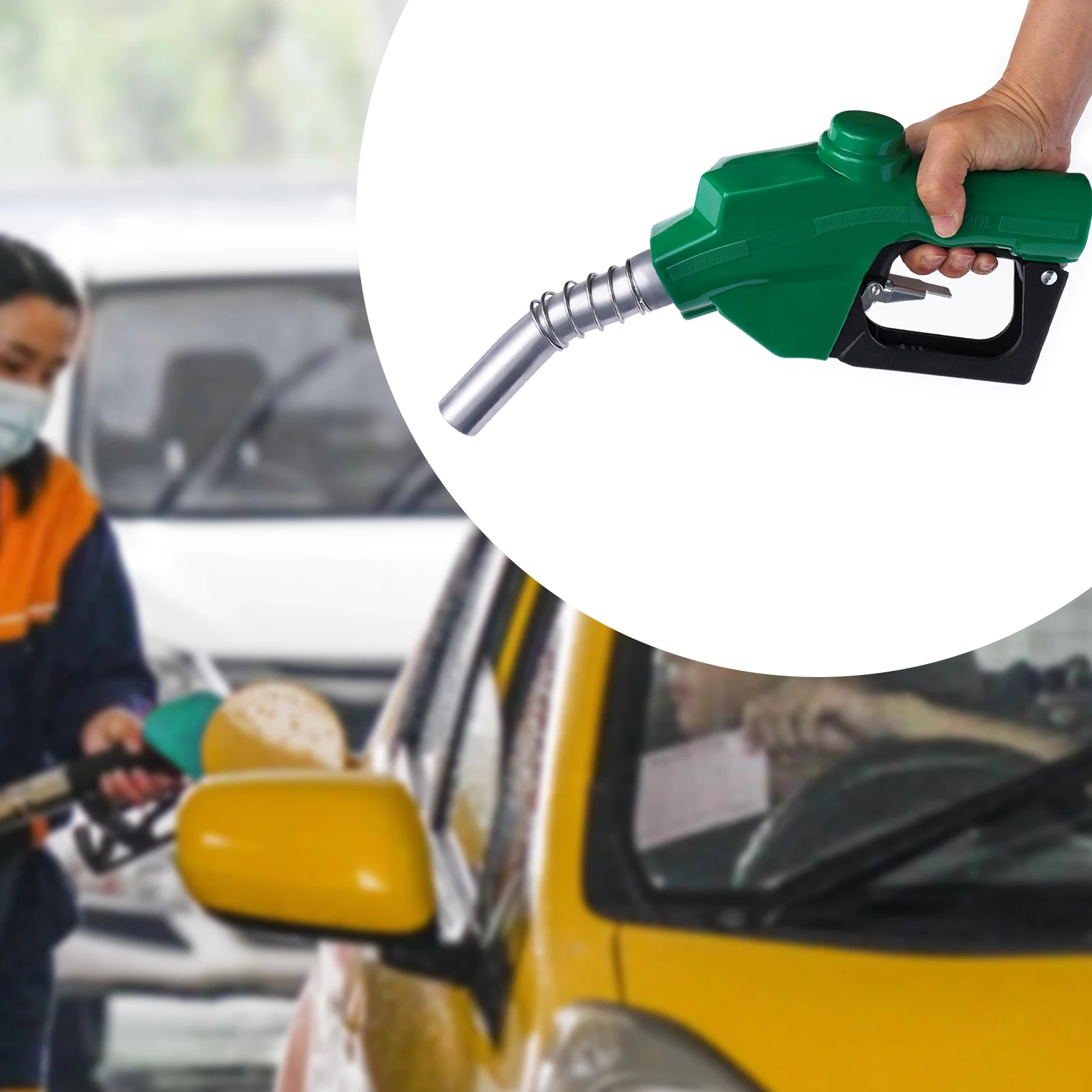 Buse de carburant automatique, recharge pour bec de carburant essence Diesel, buse de remplissage de carburant de voiture à haut débit utilisée pour le Diesel