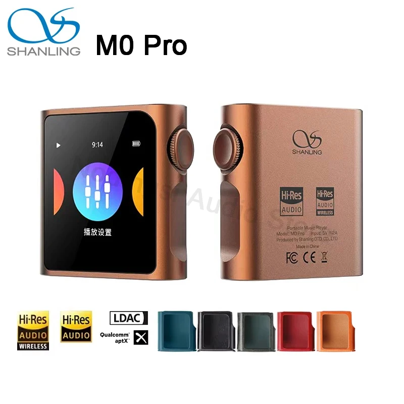 شانلينغ M0 Pro مشغل MP3 HIFI مشغل موسيقى محمول مرحبا الدقة الصوت مشغل MP3 اتجاهين بلوتوث 2 * ES9219C DAC LDAC aptX PCM384