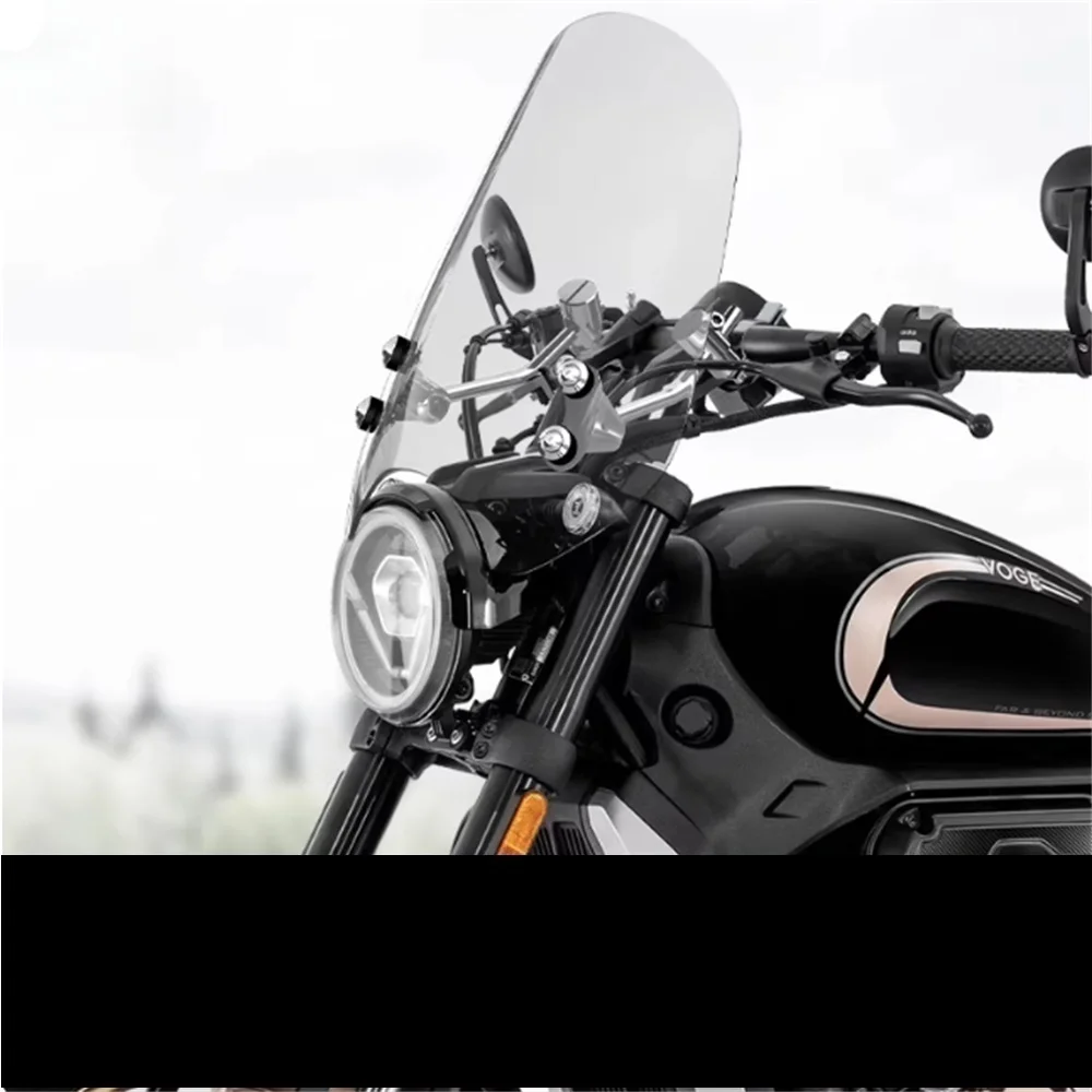 

Для VOGE new CU625 CU250, высококачественная модификация, специальное переднее лобовое стекло, модификация лобового стекла Crown Prince, дождевик