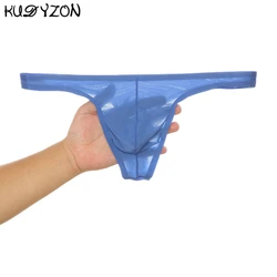 Ultra-thin Seamless Thong Men G Strings and Thongs Men Sexy Pouch Ice Silk Underwear Breathable Low Rise Bikini Tangas Cueca