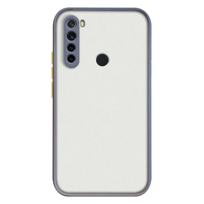 Hautfreundliche, matte Silikon-Handyhülle für Xiaomi Redmi Note 8 Pro, Note 8, 9, 9s, 10, 10s Pro 4G, stoßfeste Hülle mit kontrastierenden Tasten – Detail 1
