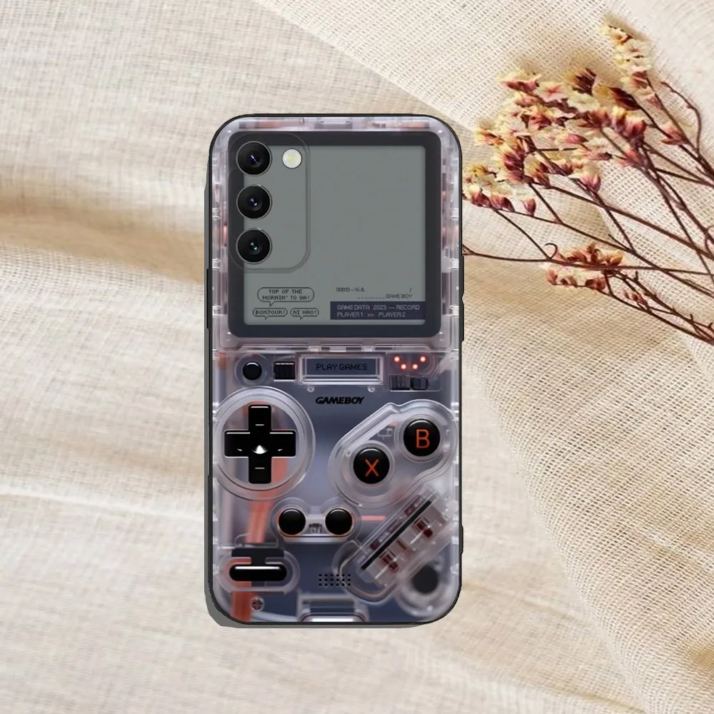 Retro Game Console Phone Case For Samsung Galaxy A13,A21s,A22,A31,A32,A52,A53,A71,A80,A91 Soft Black Cover