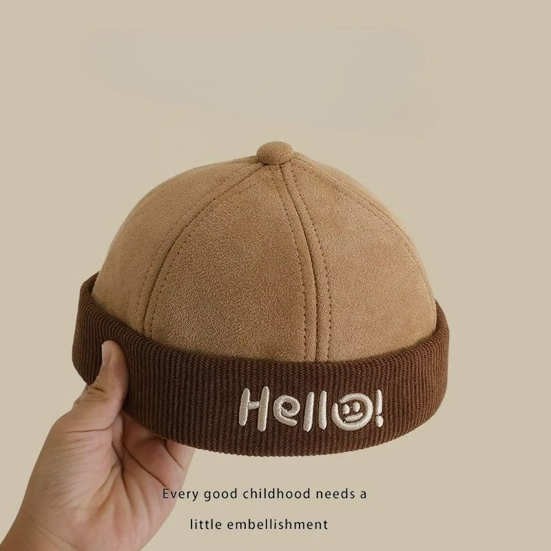 

INS Style Cap Spring and Autumn Lightweight Baby Peaked Cap Boys' Vintage Beret Cute Children's Sun Protection Hat