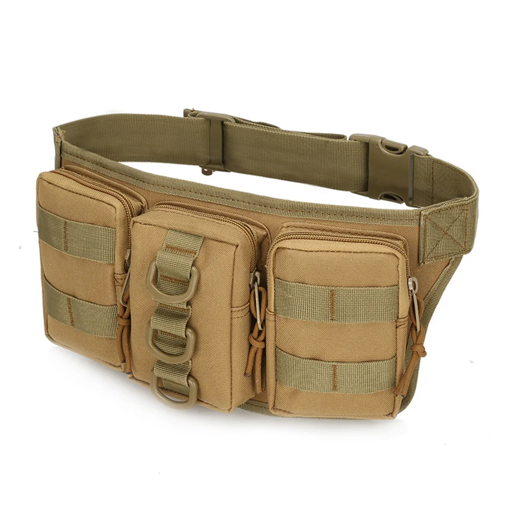 Saco de peito durável Nylon Sling para homens, cintura masculina Fanny Pack, Hip Bum, Militar, Tático, Viagem, Cavaleiro, Assalto de motocicleta