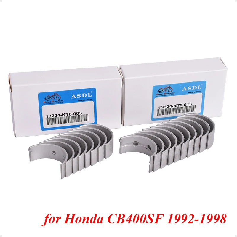 

Motorcycle Connecting Rod Crankshaft Main Bearing 13324-KT8-013 13224-MY9-003 for Honda CB400SF 1992-1998 CB400 SF