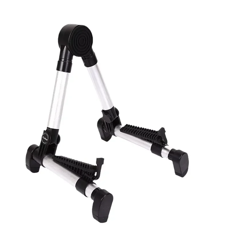 Portable Metal Folding Stand for Guitar and Ukulele Musical Instrument Holder Rack Accessories Wholesale Durable Floor