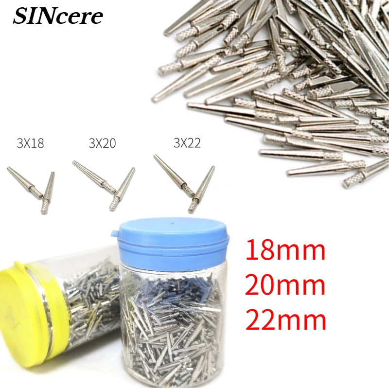 

Dental Lab Single Nail Zinc Pin Dental Lab Stone Model Work Diameter 3mm -3 Length 22/20/18mm Single for Die Model Work Pins