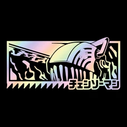Japanese Anime Car Sticker For Chainsaw Man External Decoration Window Bumper Notebook Stickers Modeling PVC Vinyl Decals