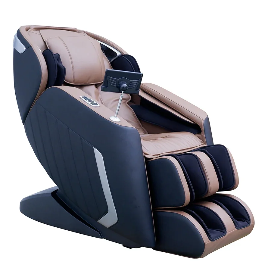 2021 4d massage chair zero gravity black with calf massager