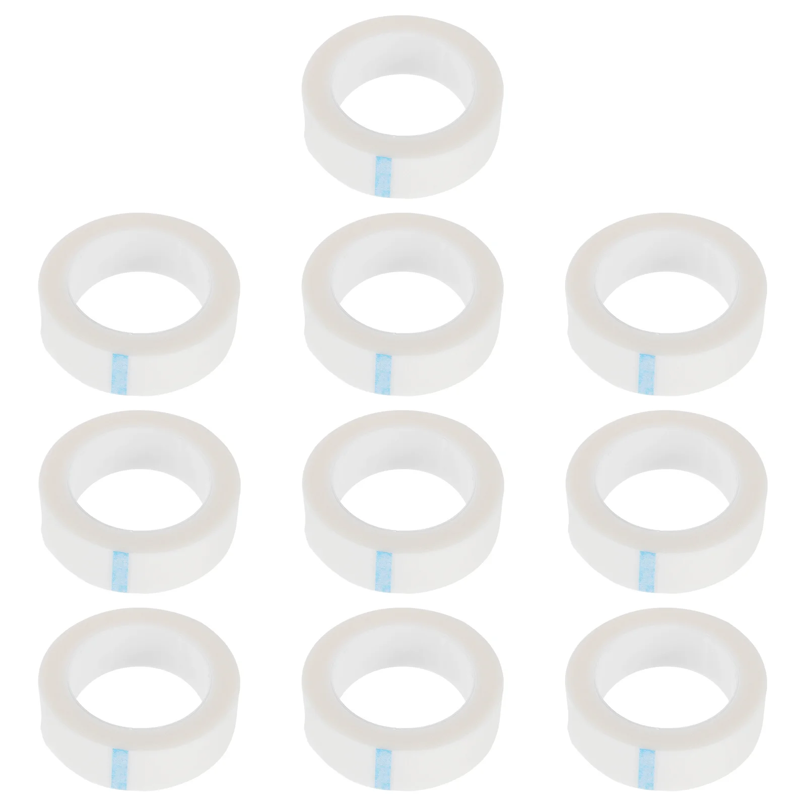Bandes adhésives pour extensions de cils, 10 pièces, tissu Non tissé pour peau sensible, outil de maquillage d'élimination douce