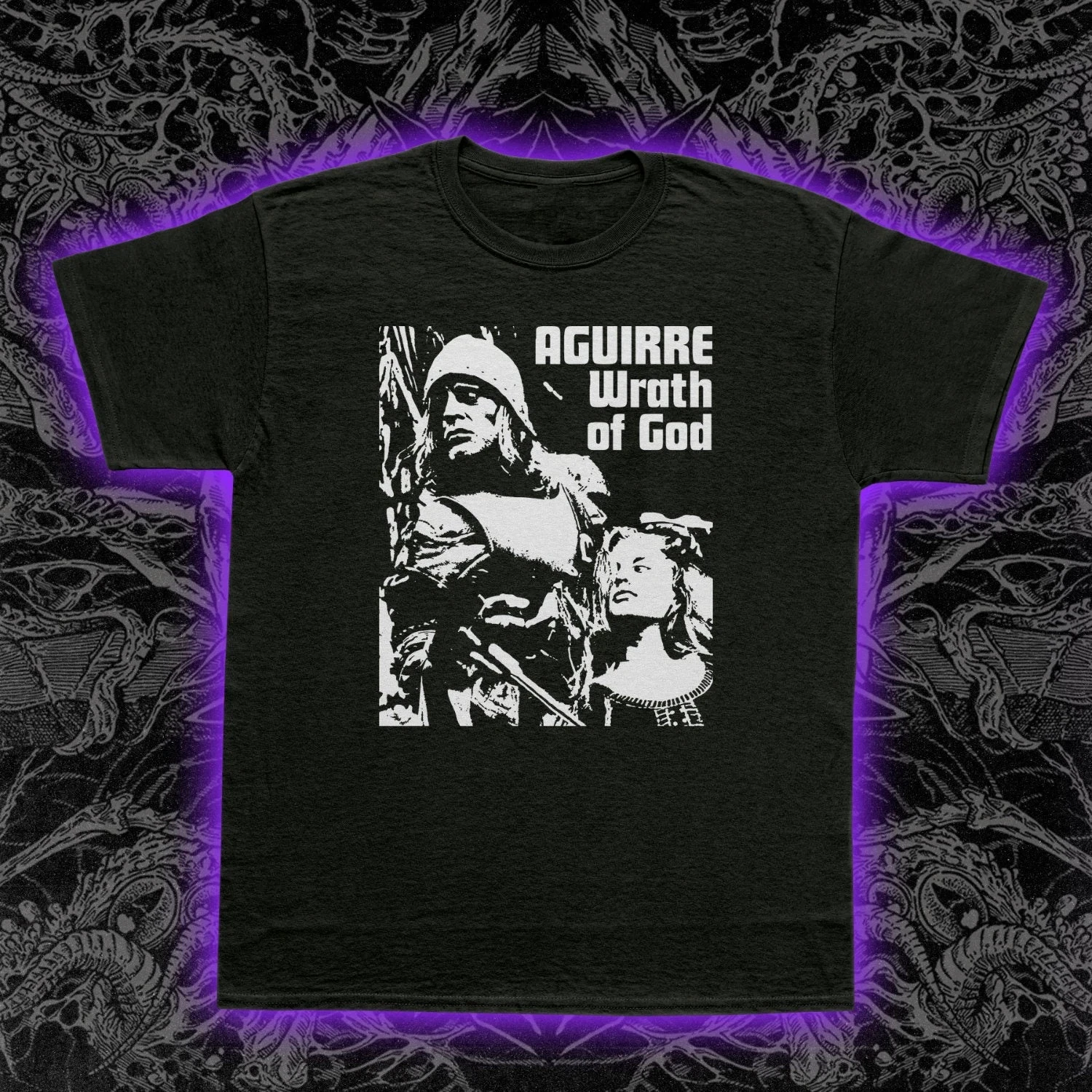 Camiseta de Aguirre, la ira de Dios, Werner Herzog, película de culto, Klaus Kinski, camiseta unisex para parejas, camiseta vintage para todas las estaciones