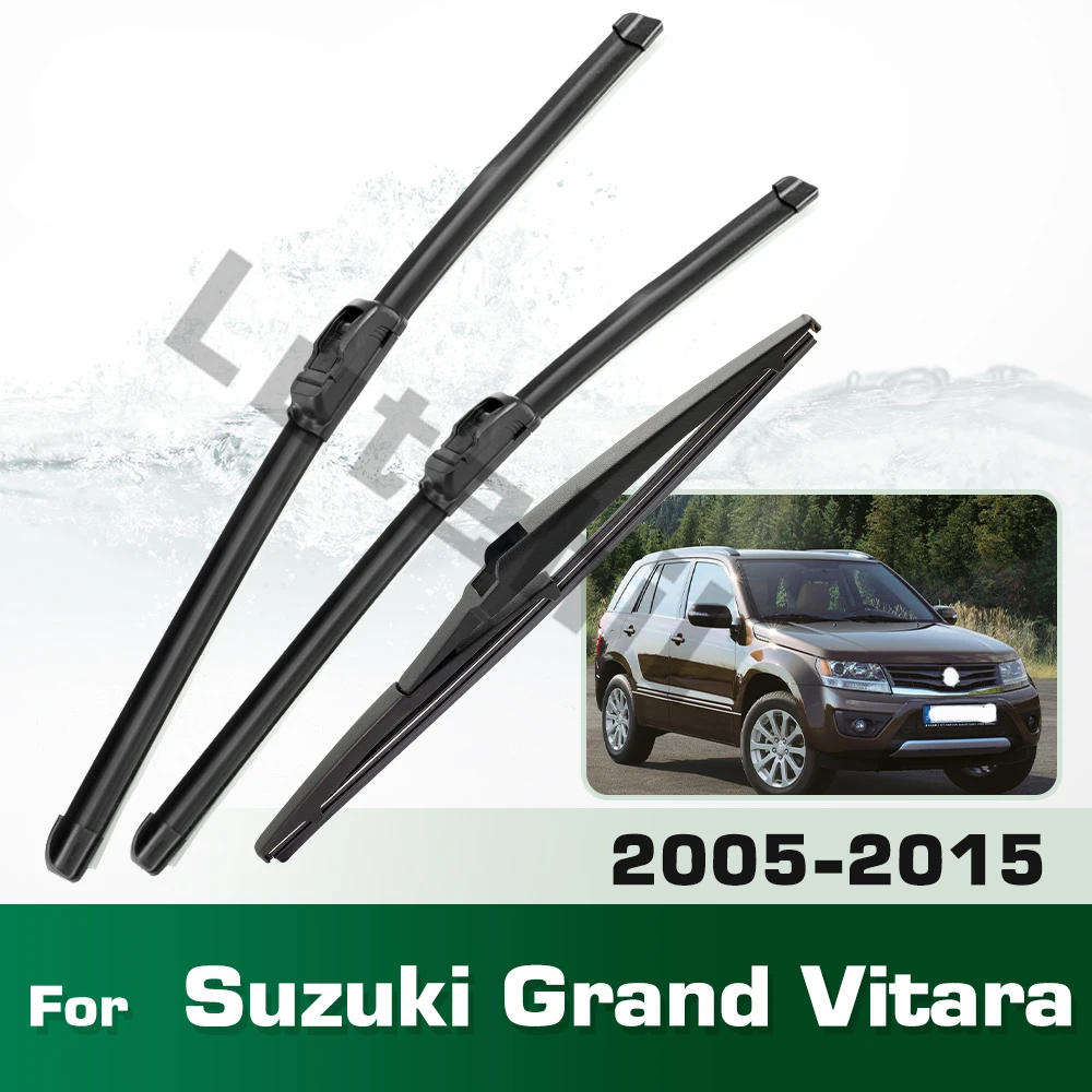 Wischer vorne & hinten Wischer blätter Set Kit für Suzuki Grand Vitara 2005-2015 Windschutz scheibe Windschutz scheibe Regen bürsten 19 "19" 12"