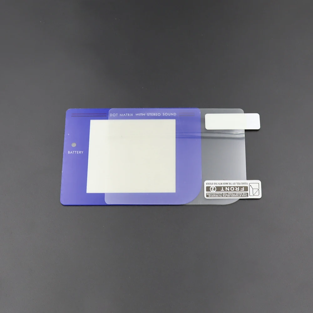 مجموعة واحدة من غطاء عدسة شاشة LCD للوحة غطاء شاشة بلاستيكية GB مع ملحقات استبدال أفلام حامي PET #5