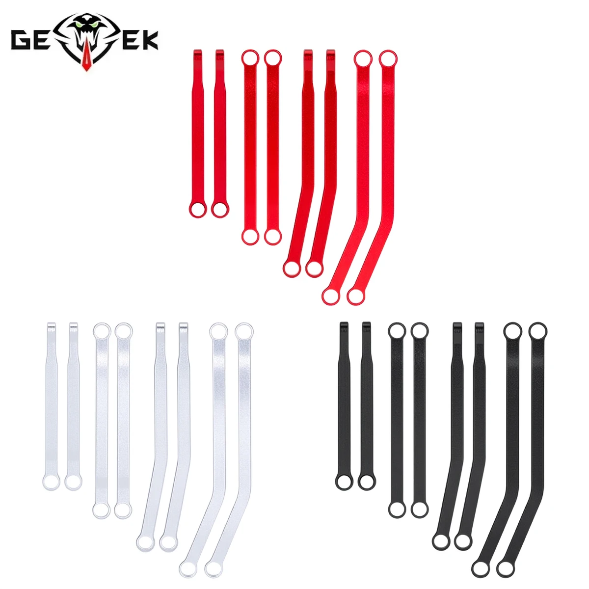 

Aluminum Front Rear High Clearance Link Rods Set for 1/30 RC Crawler Car AXIAL SCX30 Ford Bronco Jeep Wrangler JLU Upgrade Parts