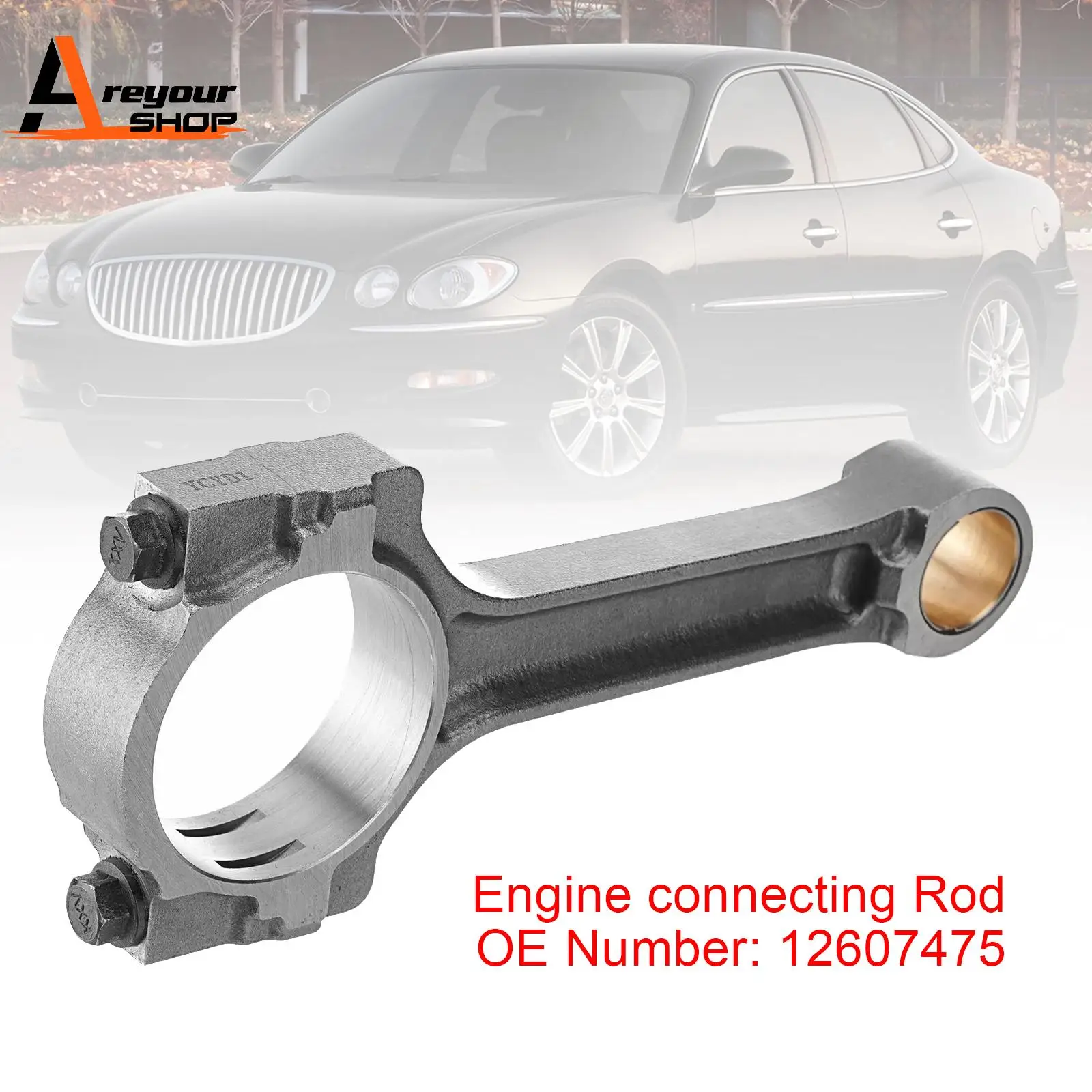 

Engine Floating Pin Connecting Rod 12607475 for GM 5.3L 6.0L 6.2L LS2 LS3 Gen IV
