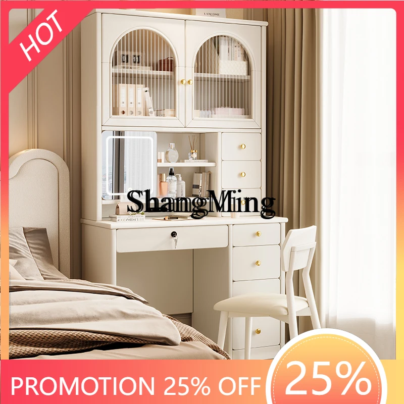

SM new dresser modern bedroom simple small apartment makeup table chest makeup mirror