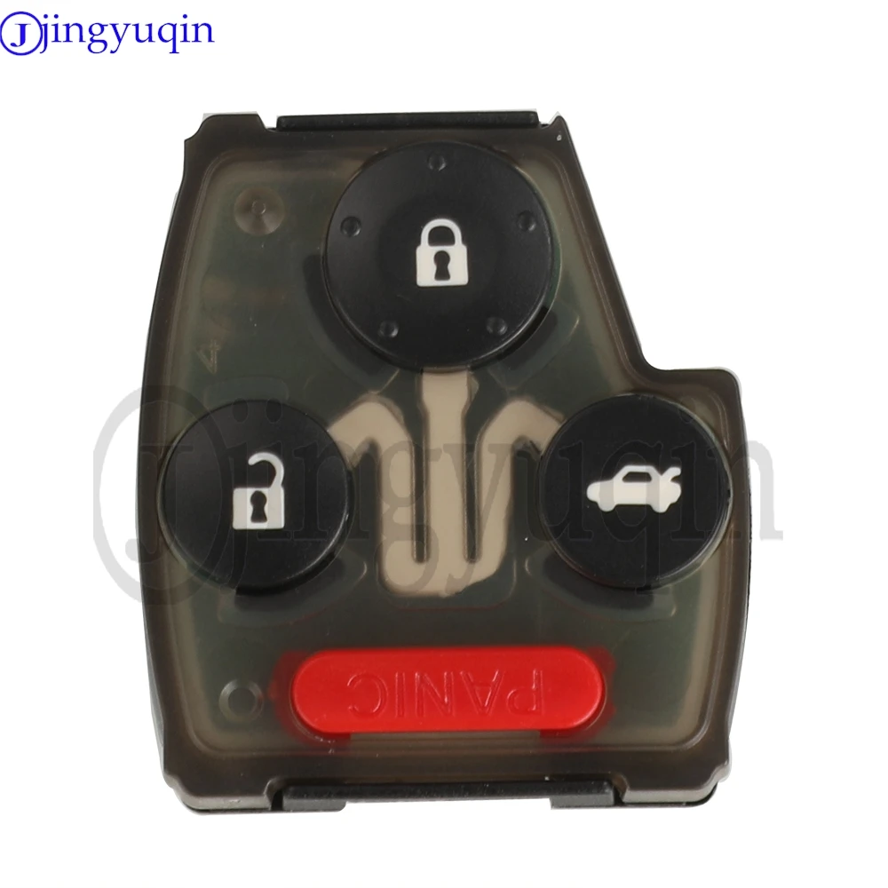 Jingyuqin KR55WK49308 313.8MHz ID46 Chip 4 Knoppen Afstandsbediening Fob Autosleutel Voor Honda Accord 2008 2009 2010 2011 2012 controle Fob