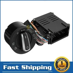 Car Auto Headlight Fog Lamp Control Switch Sensor Module For VW Golf 4 Jetta MK4 Passat B5 Polo Transporter Car Accessories