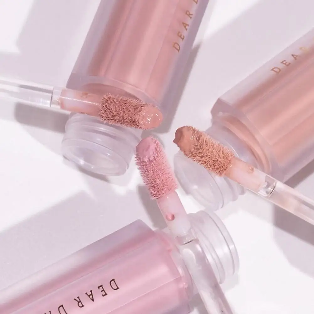 Dear Dahlia Blush Velvet Liquid Blush on Long-Lasting Hydrating Gloss Lip & Cheek 3 Colors for Choose Facial Makeup