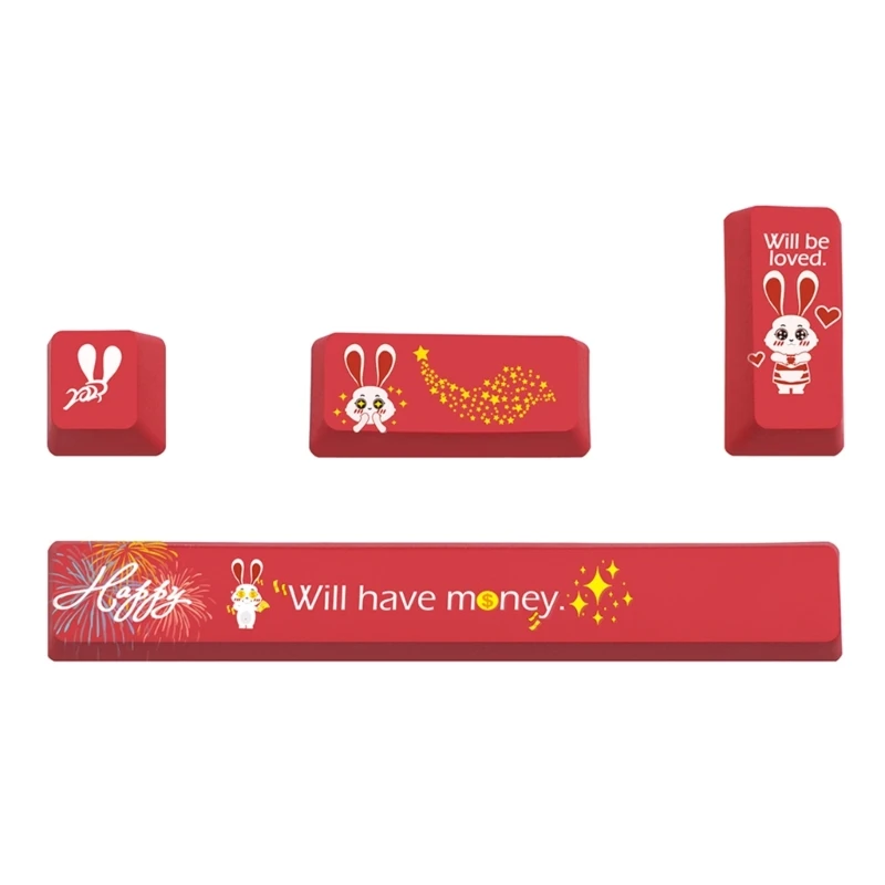 Dye-subbed PBT 4 nasadki klawiszy, klawisz spacji, klawisz Esc Enter Keycap odporny na zużycie Keycap dostosowane klawisze