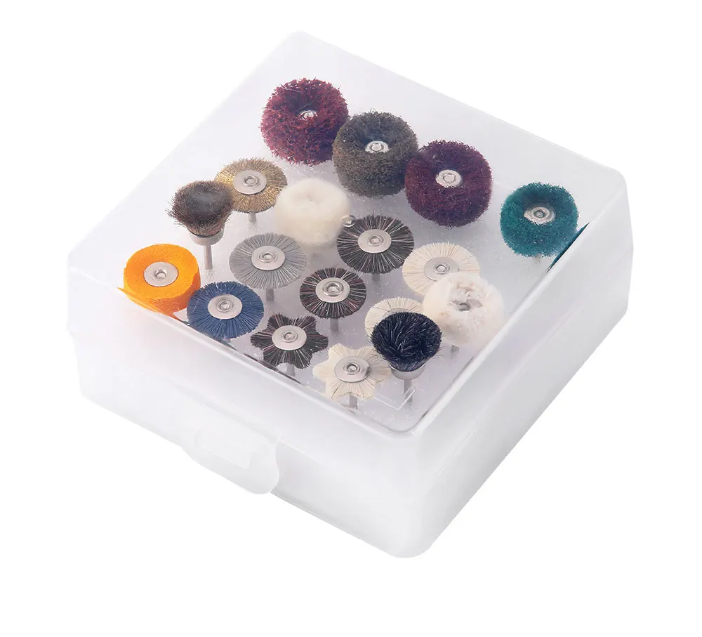 18 Stück/Box AZDENT Dental-Polierbürsten-Set HP2.35mm Komposit-Porzellan-Schleifer Polierer Zahnarzt Zahnmedizin Laborwerkzeug – Detail 7