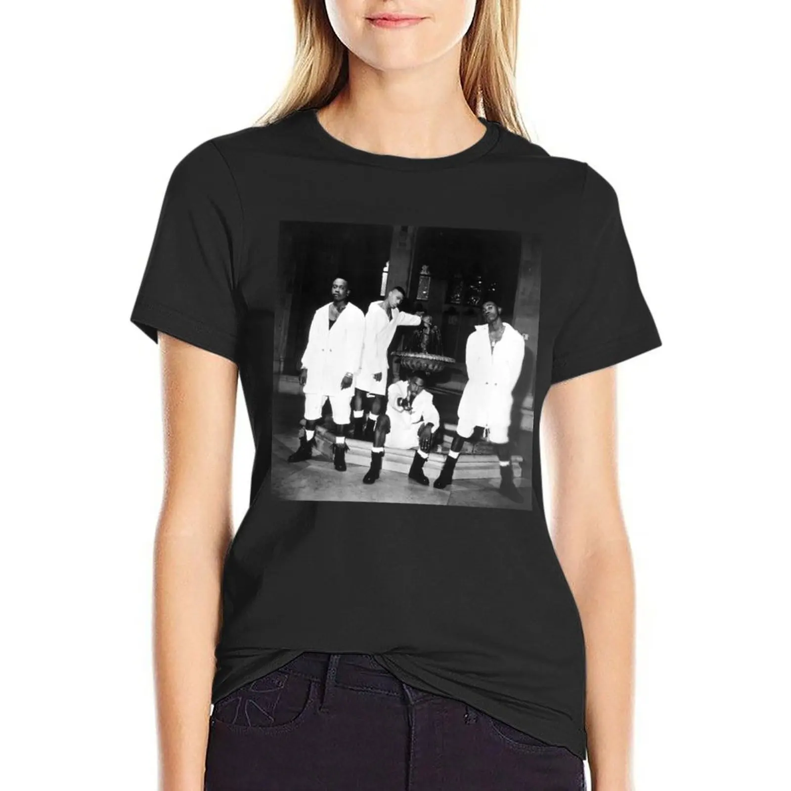 Jodeci Classic T-Shirt blacks graphics cropped t shirts for Women