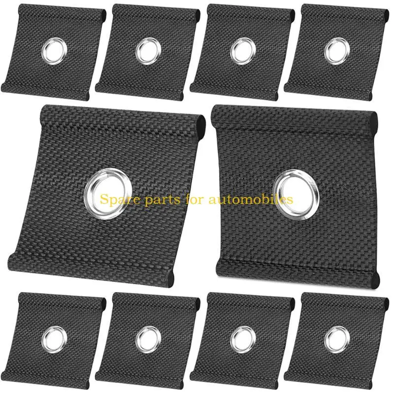 

H58F 10pcs Camping Piping Accessories Awning Installation Tools Eyelets Piping Eyelet Piping Accessories