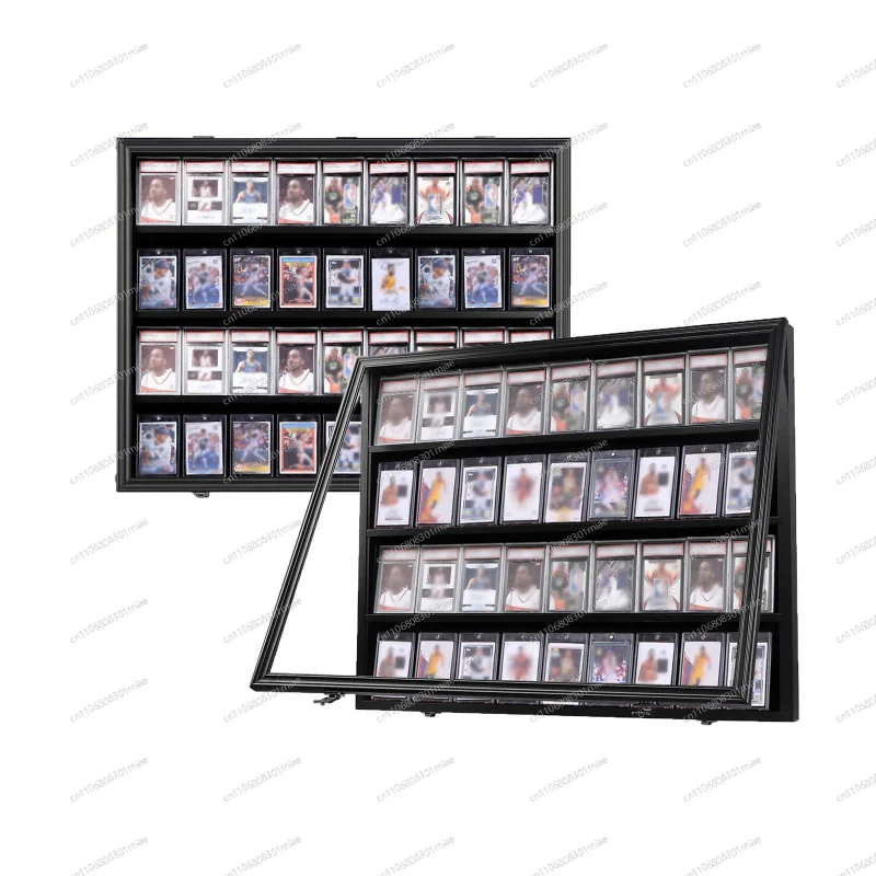 Layered Sports Card Display Photo Frame Baseball Card Display Box Trading Card Collection Wall Display Stand Basketball