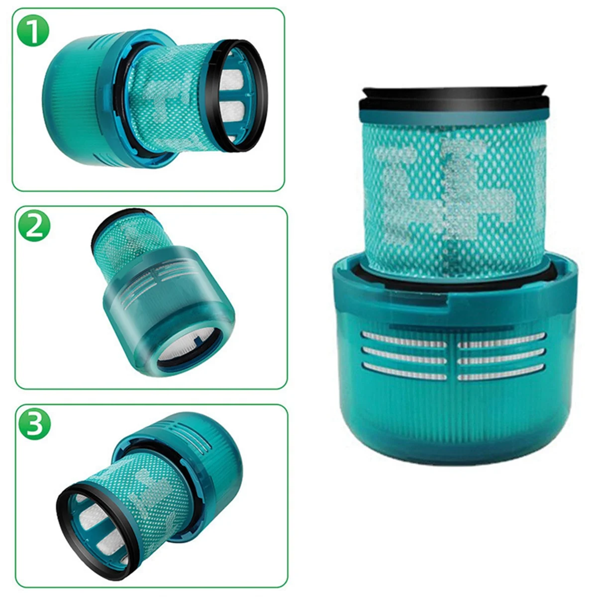 Для Dyson V11 V15 SV14 SV15 SV22 комплектующие для пылесоса пылесборник + HEPA фильтр + кнопка переключения сменный комплект