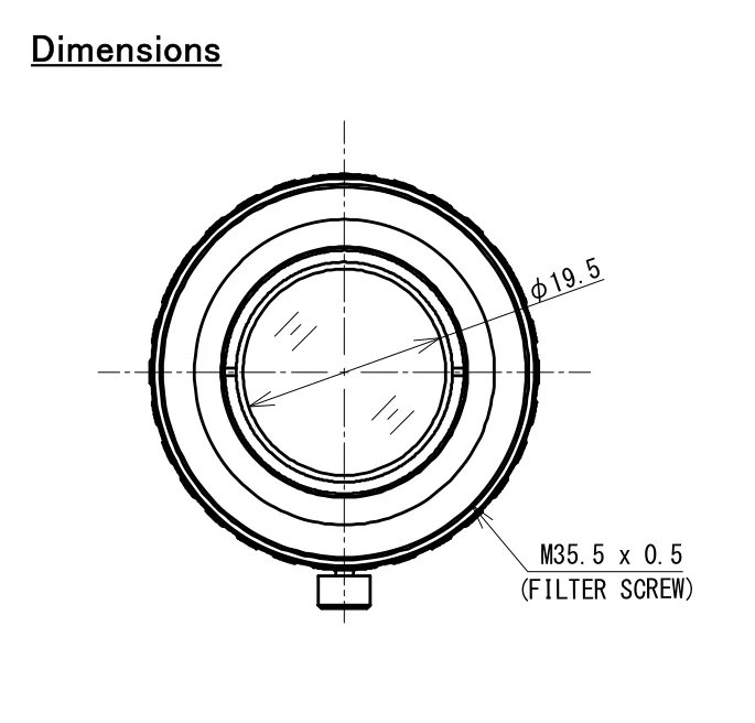 Customized Manual Iris Zoom Vision Industrial Accessories Lens F2.0-F16 CCTV camera lenses