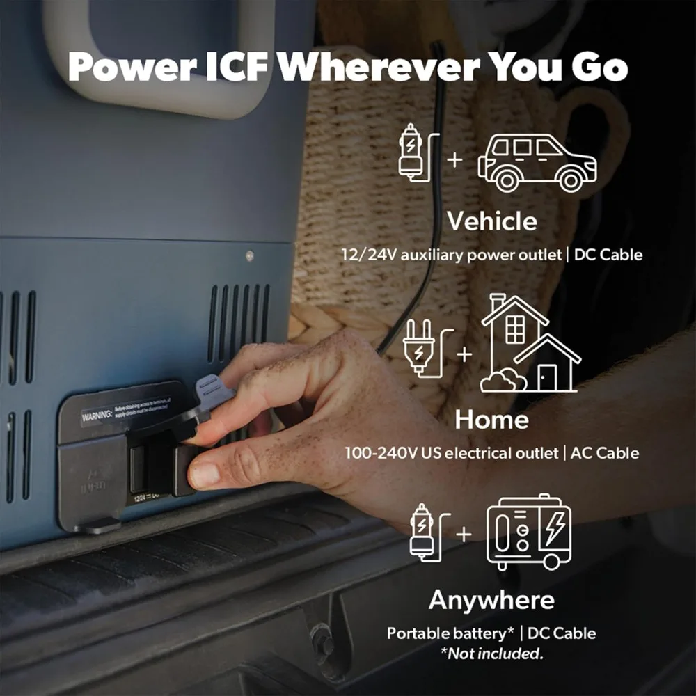 Sport e attività all'aria aperta Dispositivo di raffreddamento del compressore elettrico ICF Ricreazione all'aperto