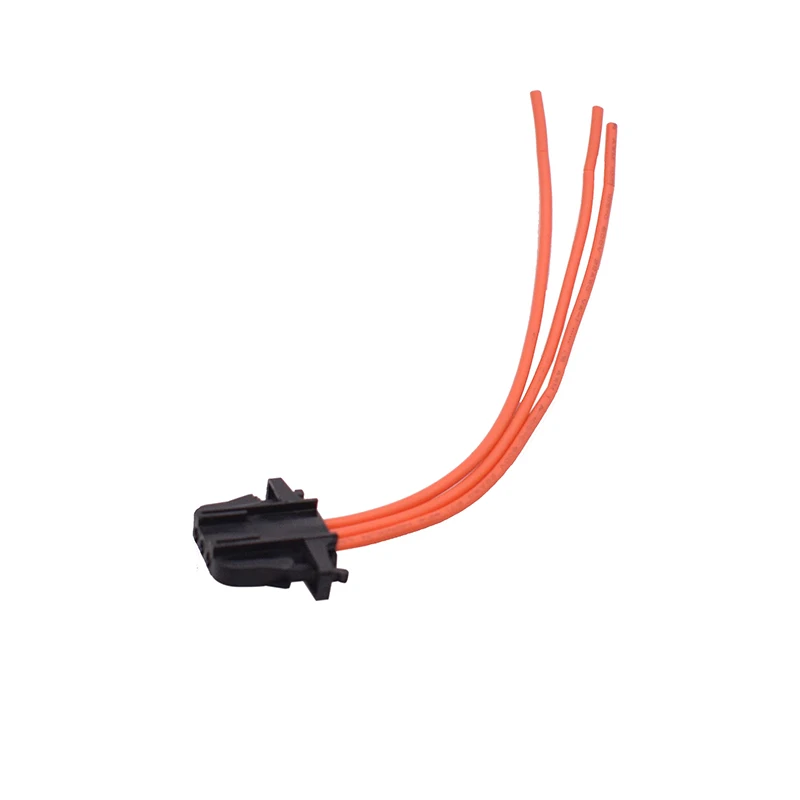 3 Pin Auto Horn Socket 1.5 Automotive Wire Connector Door lamp Tail lights plug For VW Skoda 3B0972703
