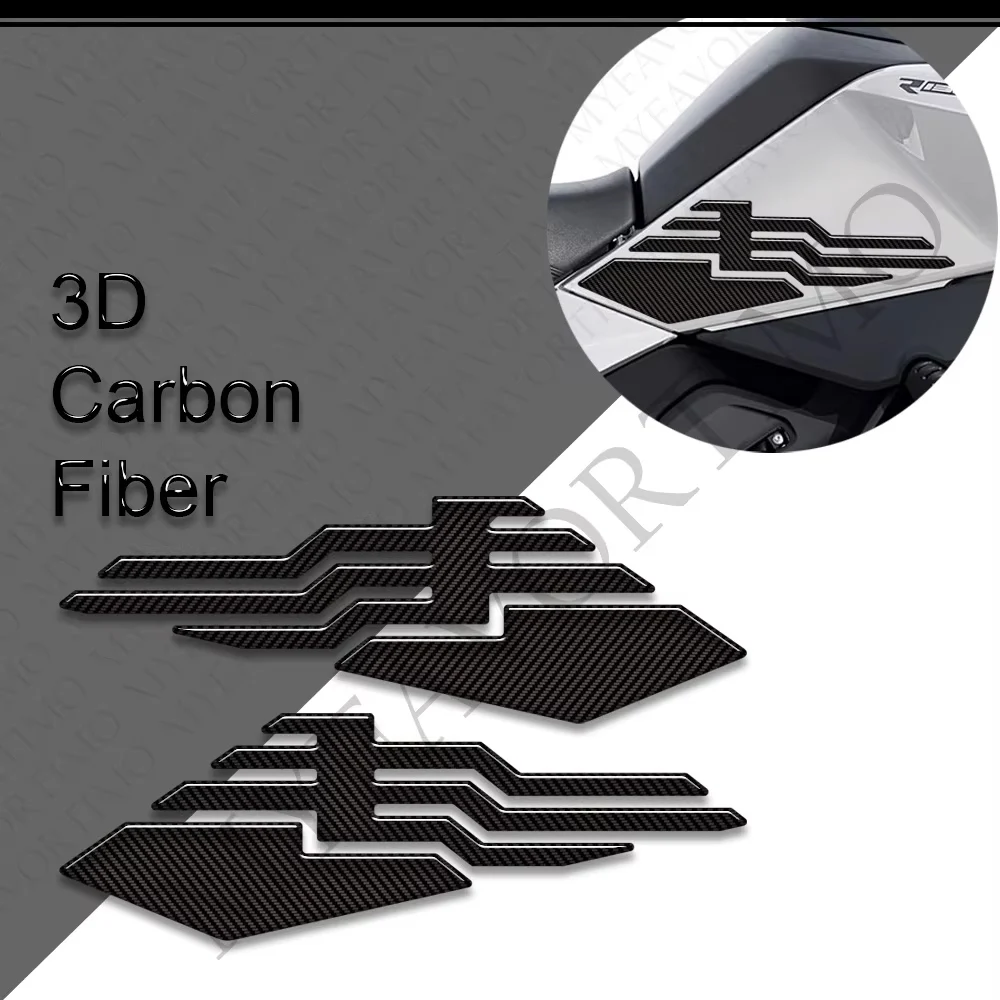 Motorcycle Anti-Scratch Fuel Tank Pad Protection Sticker Carbon Fiber Decals For R1300RT R 1300 RT R1300 2025 2026