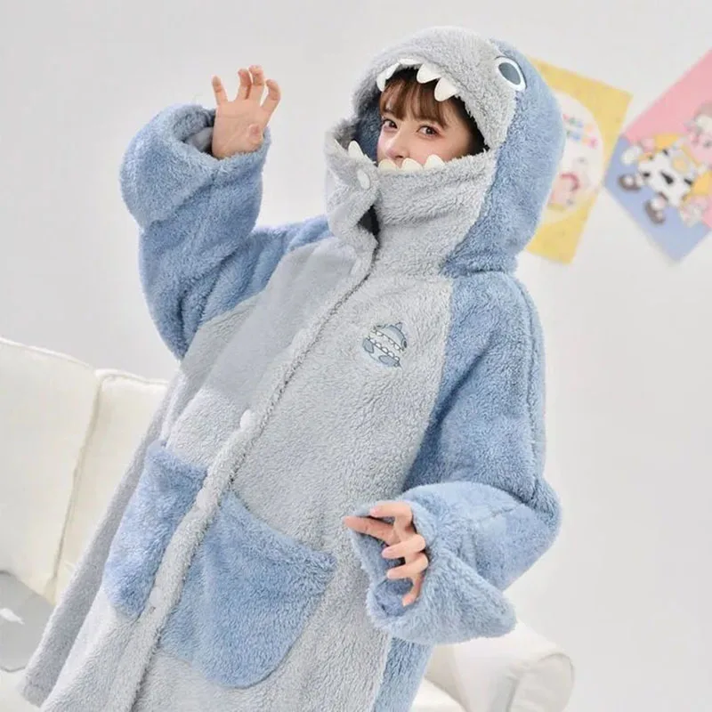 Зимние фланелевые детские комбинезоны для девочек и мальчиков, одежда для младенцев, пижамы, детские комбинезоны, подарки, цвет сине-серого, женская утолщенная домашняя одежда