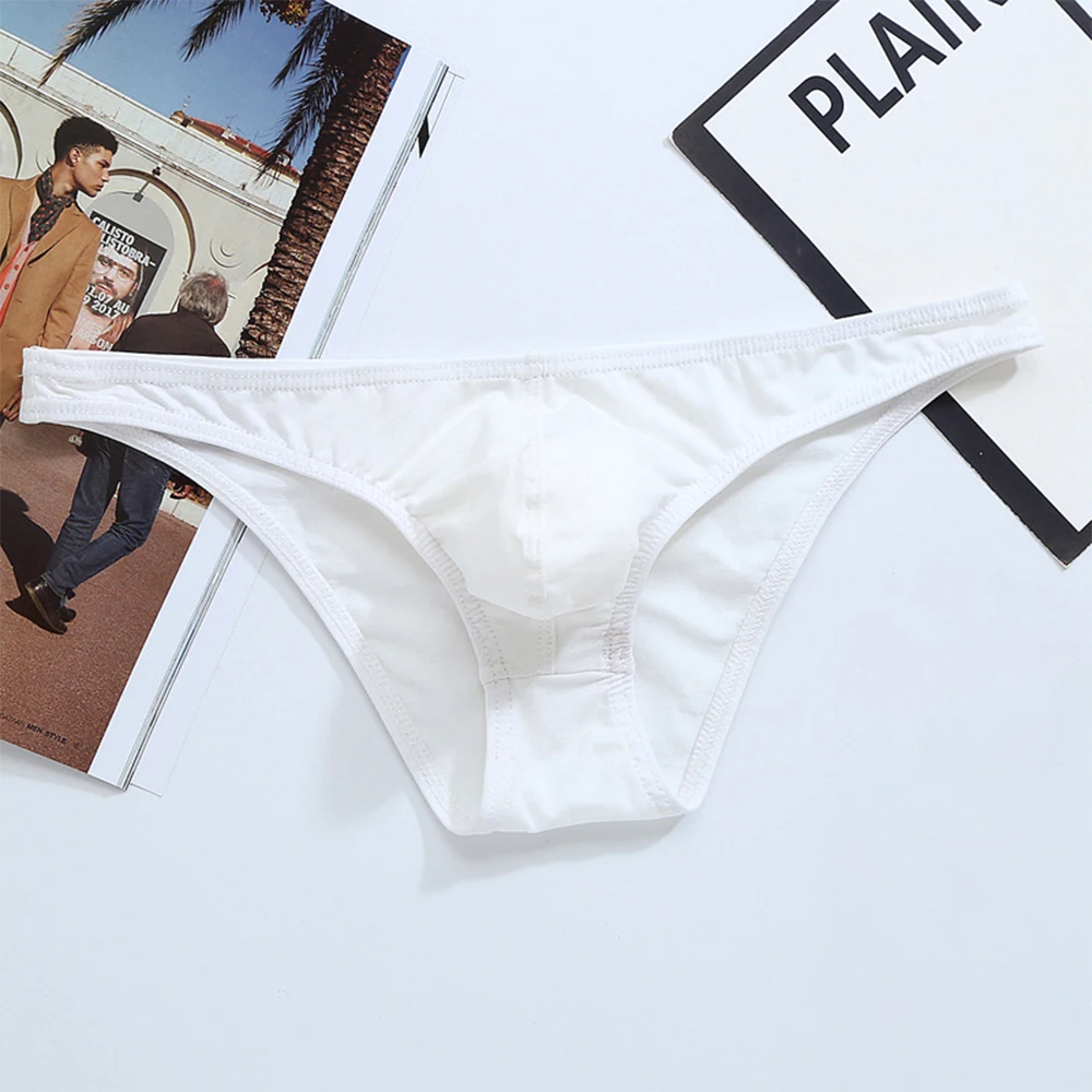 سراويل داخلية للرجال سراويل داخلية مثيرة منخفضة الارتفاع من القطن للرجال سراويل تحتية على شكل حرف G (أسود/أصفر/أبيض/أحمر)