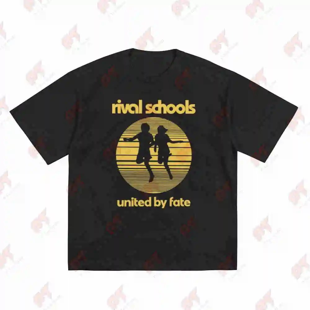 90S Rival Schools Band Short Sleeve Tee 100% Cotton T-Shirt