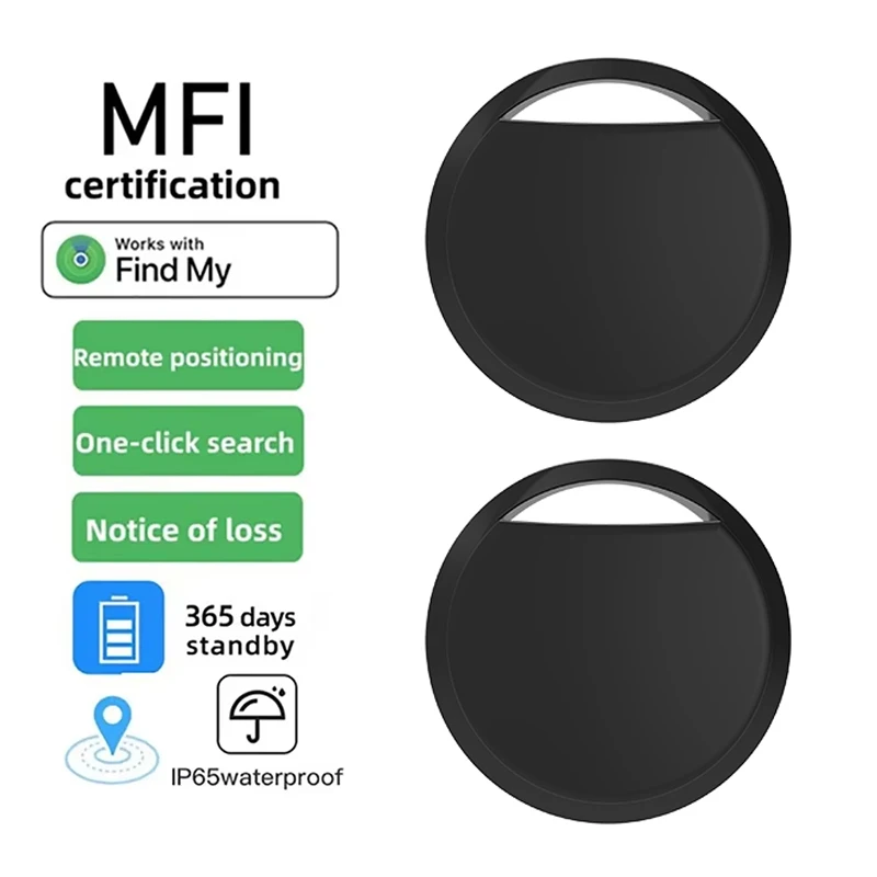 Mini dispositivo de seguimiento con Apple Find My Key Smart iTag Buscador de niños Pet Car GPS Lost Tracker Smart Bluetooth Tracker Sistema IOS