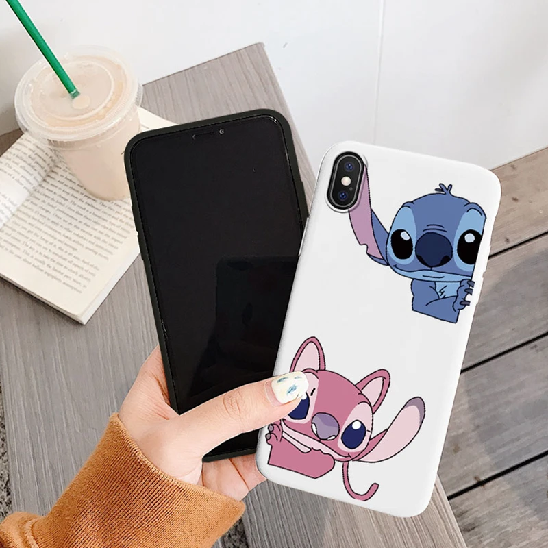 Phone Case for iPhone X XS Max 10 Cartoon Stitch Daisy Duck Mouse for iphonex XR Funda Back Cover Silicone TPU Printed Shell