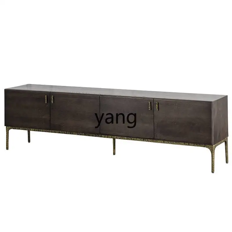 

L'm'm Minimalist Living Room Solid Wood TV Cabinet Small Apartment Simple Modern TV Cabinet