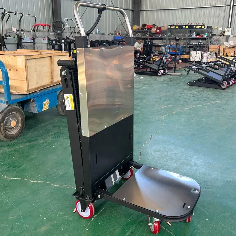 Customizable OEM Electric Crawler Climbing Machine for Household Storage 400KG Capacity Foldable Wheelbarrow Moving Goods Stairs