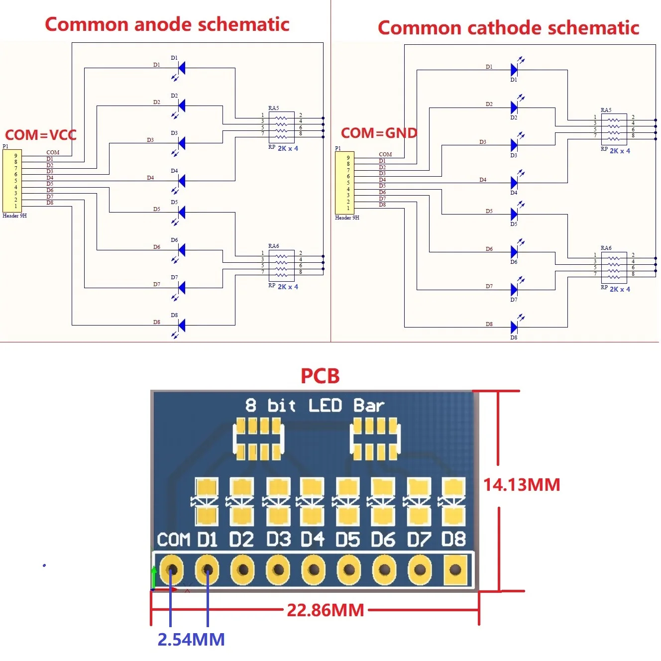 Upgrade Your Electronics with 2PCS Blue/Red LED Indicator Modules Kit for Arduiuo 4 Nodemcu - DIY Integrated Circuit Solution