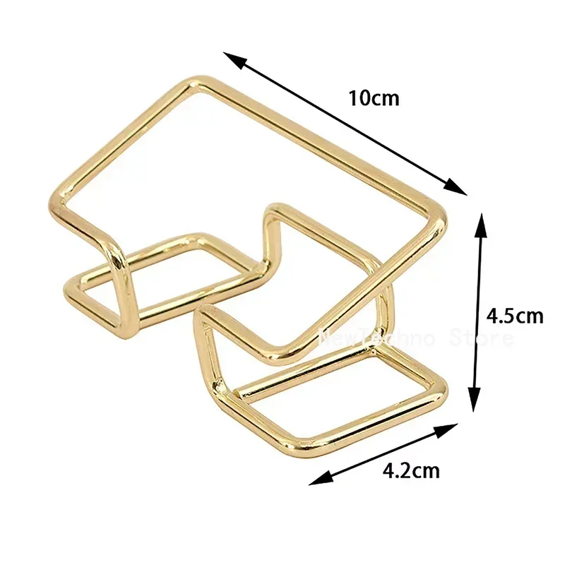 New Business Card Holder Desk Bracket Cards Organizer Office Gift Display Holders